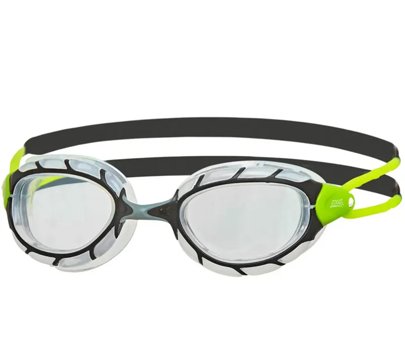 Zoggs Predator Swim Goggles Clear/Black